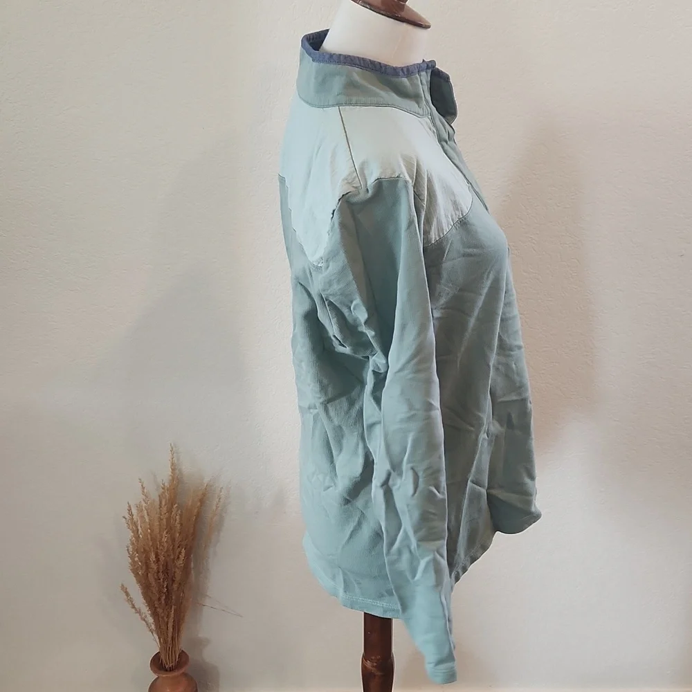 L.L. Bean Light Sage Green Pullover Jacket